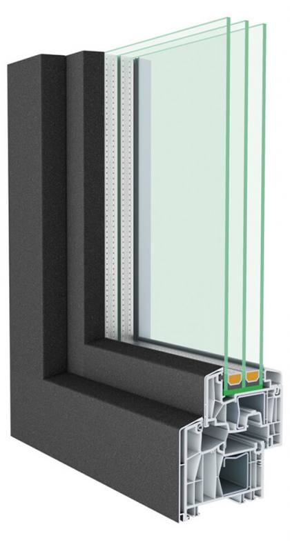 Trocal AluClip 88 MD Kunststoff-Alu-Fenster